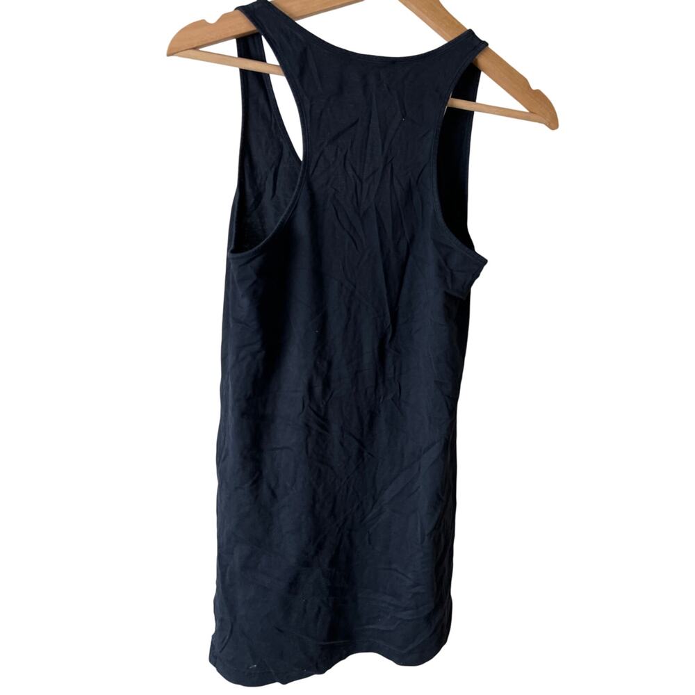 Givenchy Paris Small 100% Cotton Black Tank Black Logo Print - Picture 2 of 8